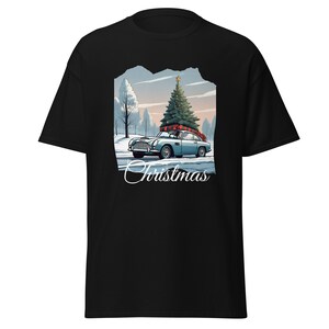 Men's Christmas T Shirt | Aston Martin | Car T Shirt | Festive T Shirt