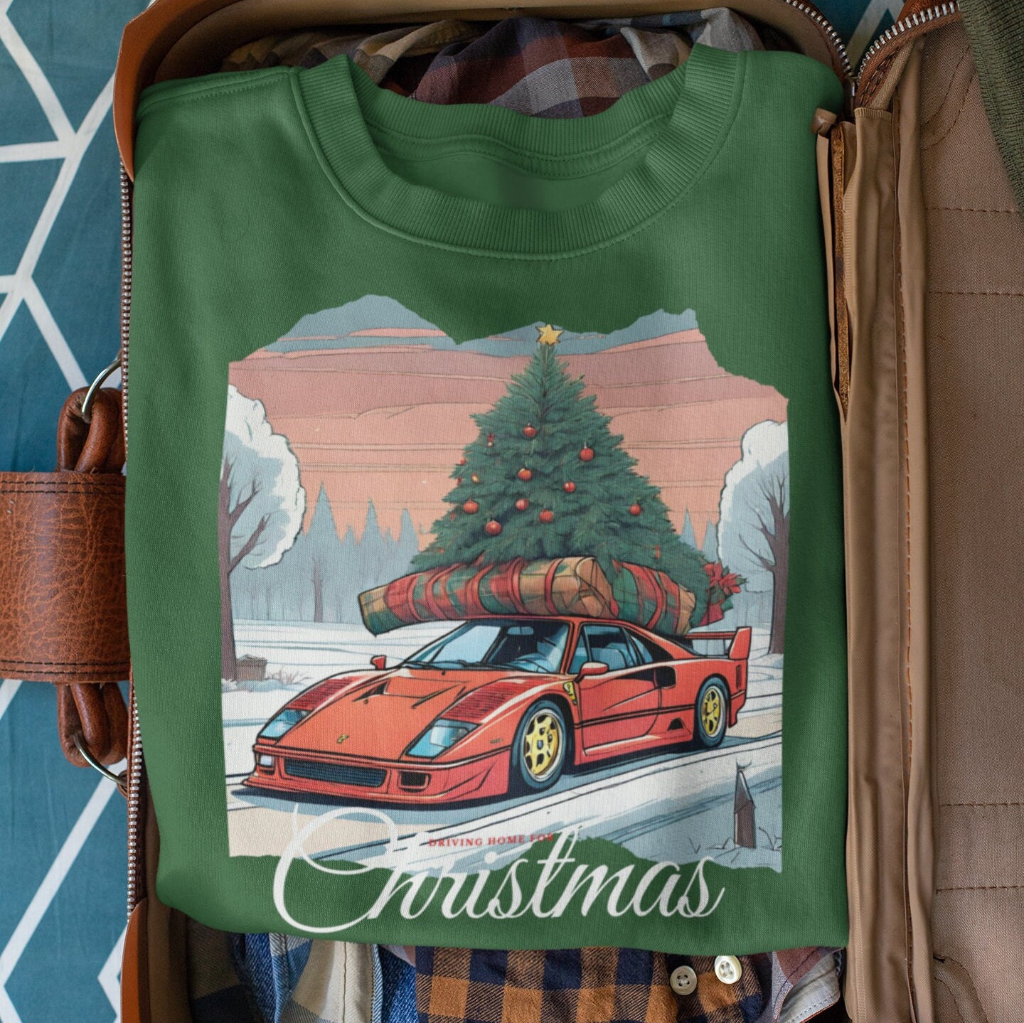 Maglione natalizio da uomo/Maglione natalizio Ferrari F40/Regalo di Natale  per gli amanti delle auto - Etsy Italia