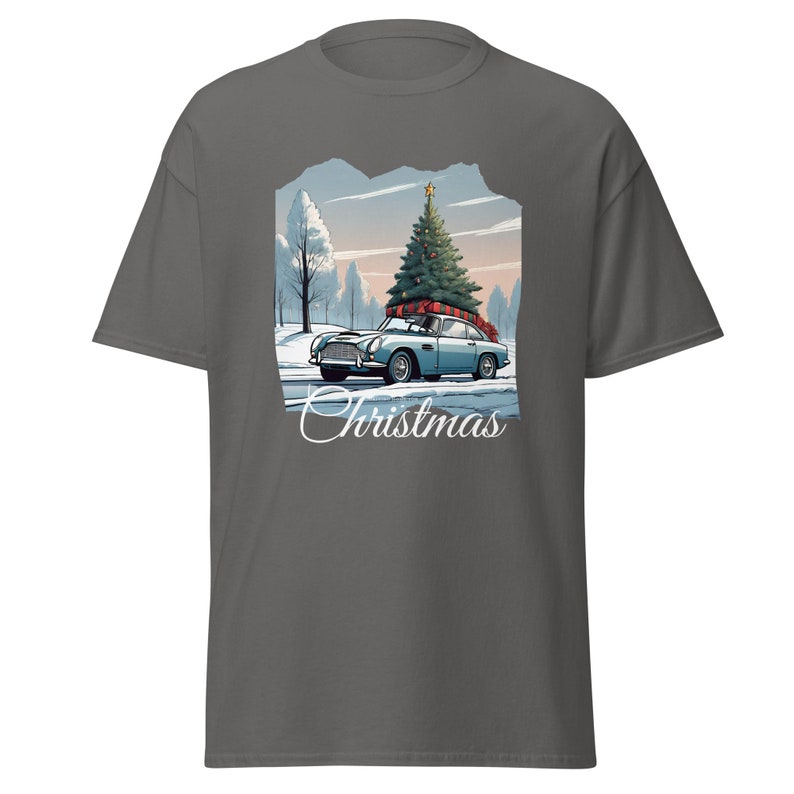 Men's Christmas T Shirt | Aston Martin | Car T Shirt | Festive T Shirt