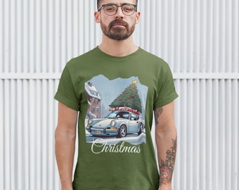 Porsche 911 Christmas T-Shirt | Car Lover Gift