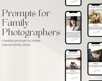 Einladungskarten fürs Foto | Posing Anleitungen für Fotografen, Digital Download, Natürliche Porträts