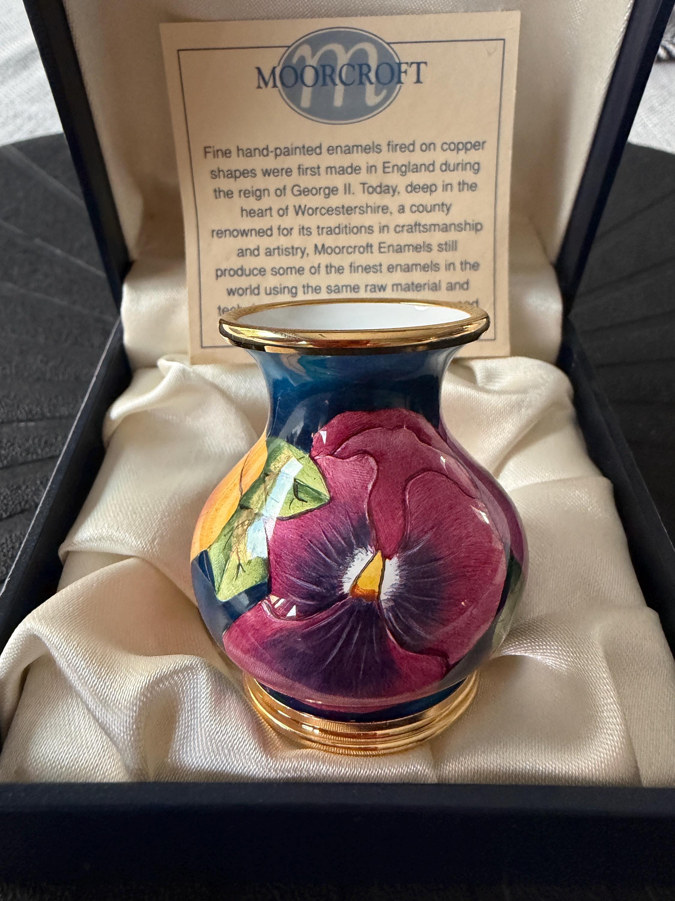 Vintage Moorcroft Vases - Etsy