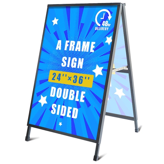 A frame sign holder 24x36, Outdoor Sign Displays