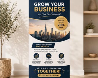 Custom Retractable Banner Stand – Portable Vinyl Display, Aluminum Base Party Banner Sign Wedding Decoration Roll Up Banner