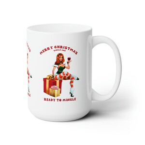 Sigle girl Mug, Christmas Gift Mug, Single ready to mingle mug, Single Girl Gift, Sexy girl mug, Bad girl mug, Sexy girl gift, cute mug,