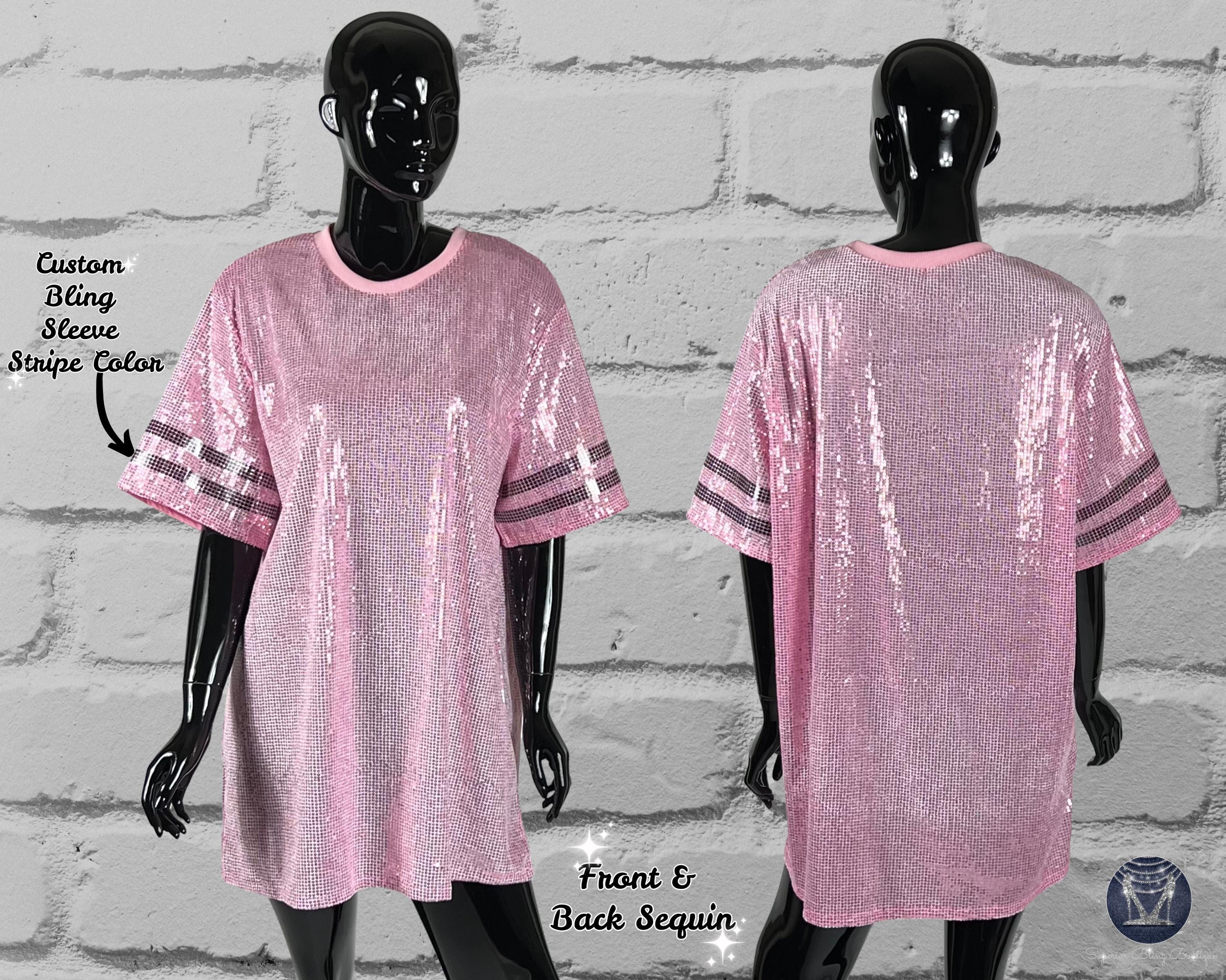bride to be sequin shirt dress Never Fully Dressed Plus sequin t-shirt mini dress in silver