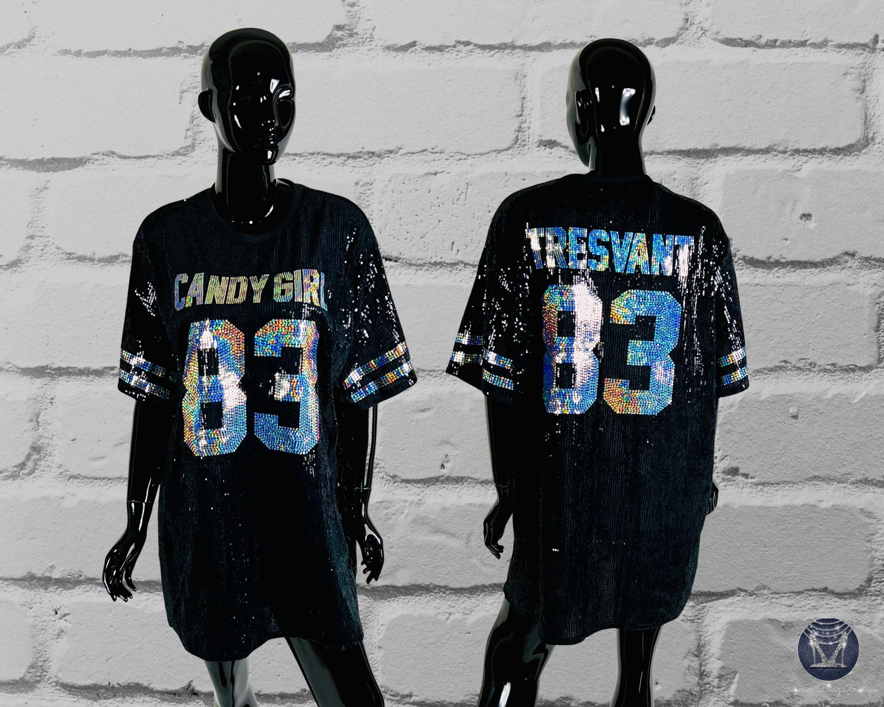 custom sequin jersey dress Custom Sequin Concert Jersey Dress