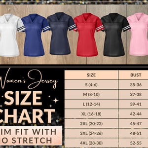 Custom Bling Jersey Sizing Chart, Bling Football Jersey, Birthday Bling, Bling fan apparel, Sports Bling, Custom Glitter Sports Jersey, Custom Bedazzled Jersey, Name and number rhinestone Jersey, bride bling jersey, mom sports bling shirt