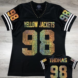 Black Bling Jersey, Custom Bling Jersey, Bling Football Jersey, Birthday Bling, Bling fan apparel, Sports Bling, Custom Glitter Sports Jersey, Custom Bedazzled Jersey, Name and number rhinestone Jersey, bride bling jersey, mom sports bling shirt
