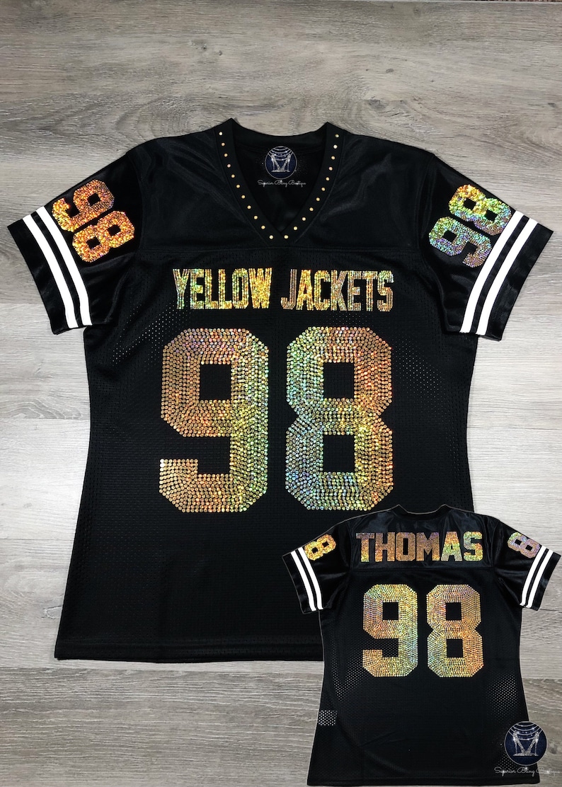 Black Bling Jersey, Custom Bling Jersey, Bling Football Jersey, Birthday Bling, Bling fan apparel, Sports Bling, Custom Glitter Sports Jersey, Custom Bedazzled Jersey, Name and number rhinestone Jersey, bride bling jersey, mom sports bling shirt