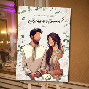 Wedding board/ welcome sign