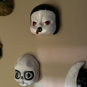 Vampire Handmade Porcelain Wall Hanging Sculpture | Unique Decor ...