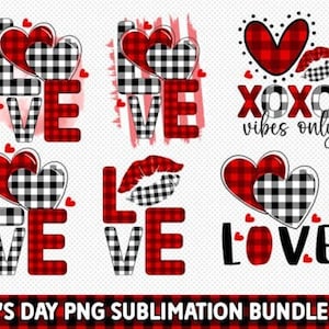 Valentine’s Day PNG Sublimation Bundle