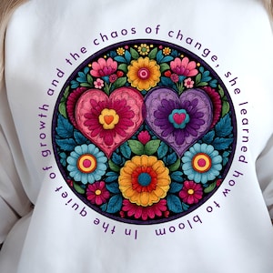 Inspiration positive, motivation, sublimation, floraison, design, téléchargement numérique, tshirt, conception, inspiration, png, affirmation positive