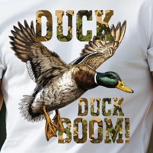 Camo Ankjakt PNG, t-shirt sublimeringsdesign (digital nedladdning)
