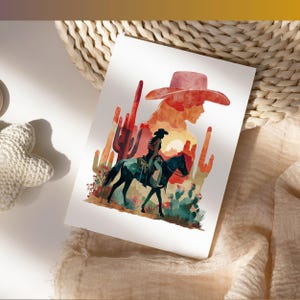 Cowgirl Desert PNG horse lover cactus Sublimation Digital Download Instant Digital Download Country Western png clipart cowgirl desert horse

This is a digital download for sublimation printing. No physical product will be shipped. Available for immediate download.

What’s Included?
✔ One high-quality PNG file (300 DPI, no watermarks)
✔ Size is 4133 x 5067 pixels, transparent background