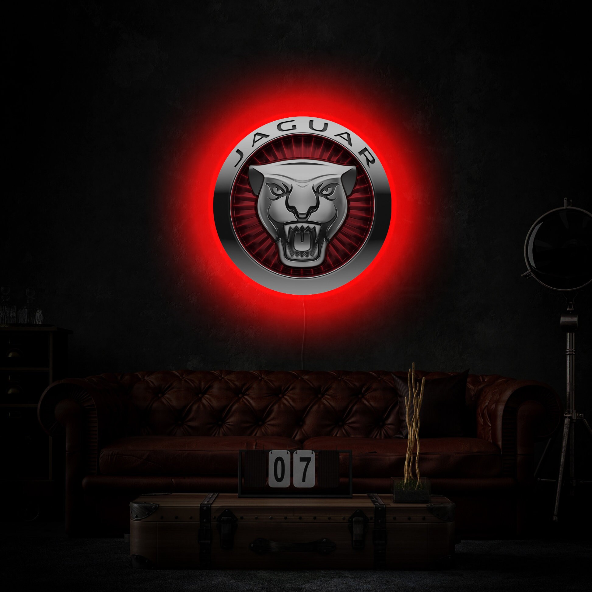 Jaguar Logo Lighted Jaguar Neon Sign Jaguar Led Sign Jaguar Etsy