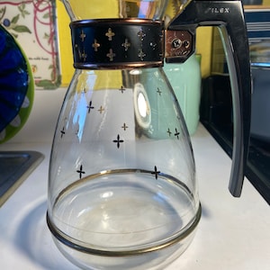 Vintage 1960s Silex Glass Coffee Carafe