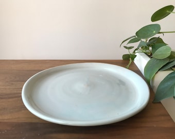 Dinner Plate | Handmade Gift | Ceramic Plate | Stoneware | Simple Pottery Handmade Plate