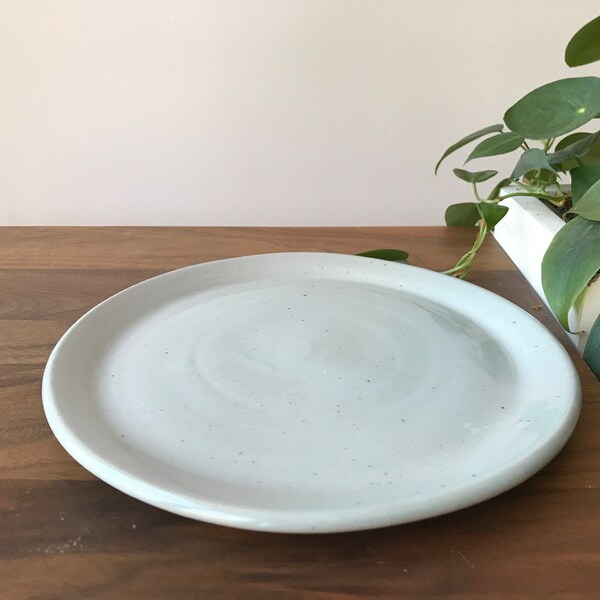 Dinner Plate | Handmade Gift | Ceramic Plate | Stoneware | Simple Pottery Handmade Plate