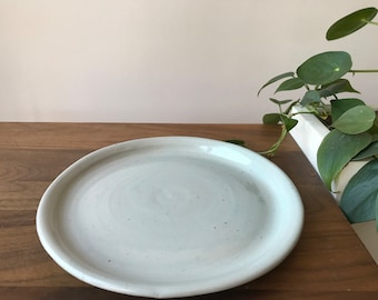 Dinner Plate | Handmade Gift | Ceramic Plate | Stoneware | Simple Pottery Handmade Plate