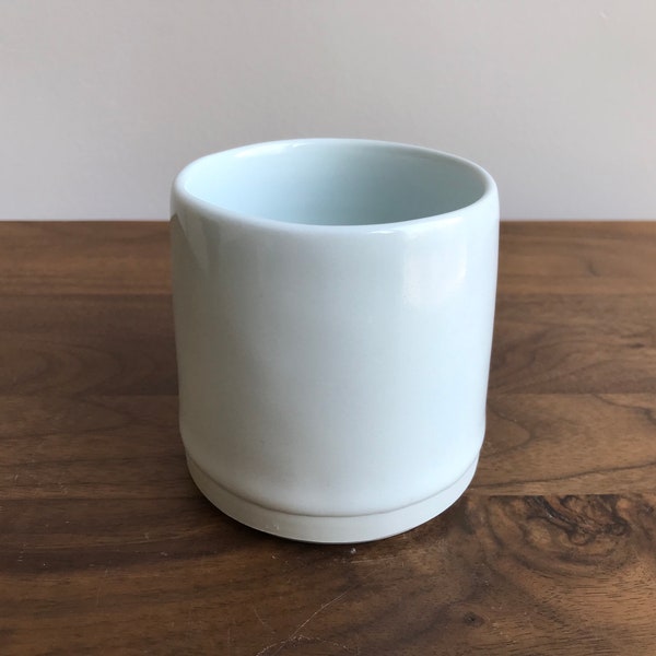 Tasse en céramique faite à la main | Tasse de poterie en porcelaine | Café et thé - Gobelet blanc simple