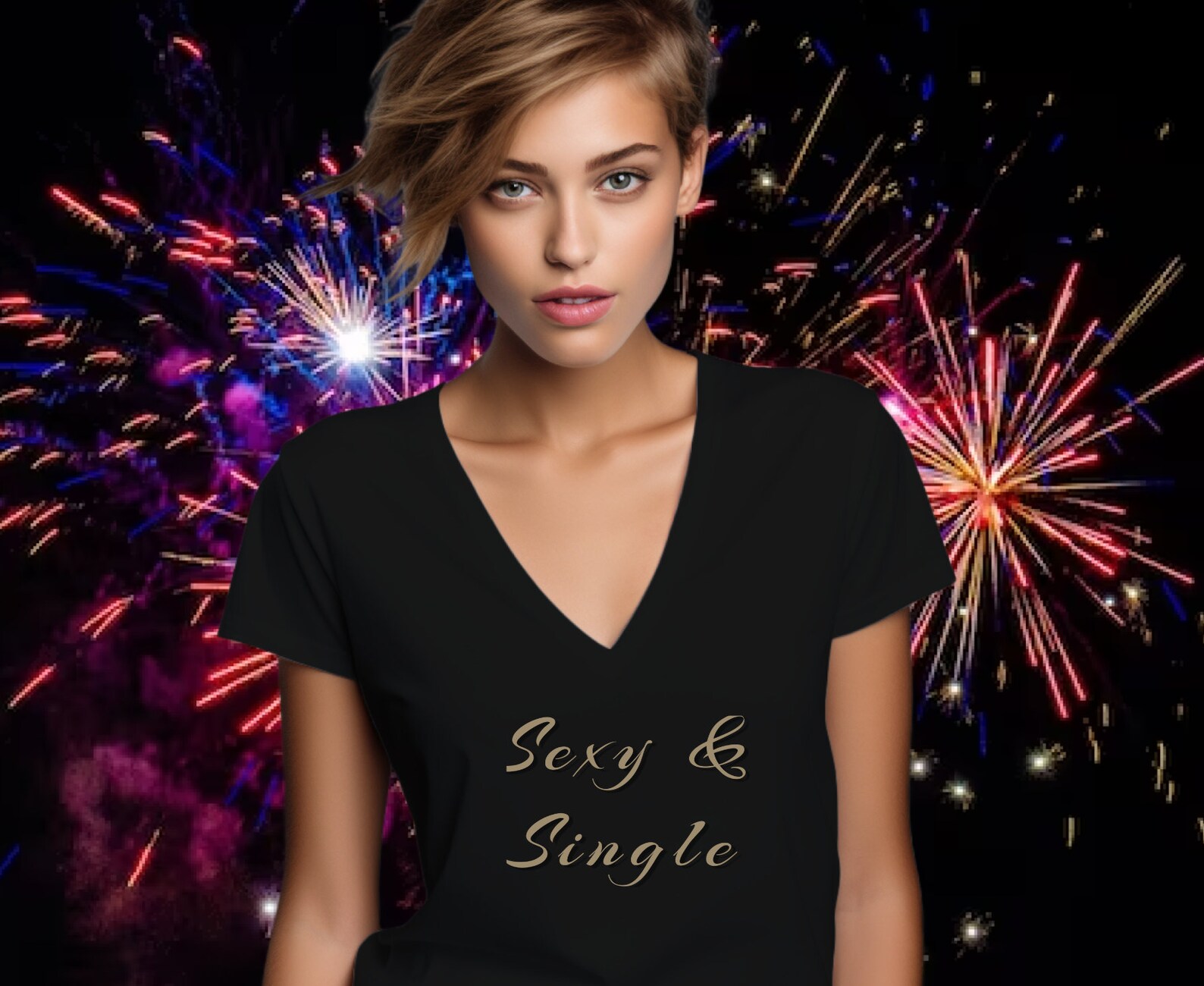 Sexy and Single, New Years Shirt, Nye Shirt, Happy New Years Shirt
