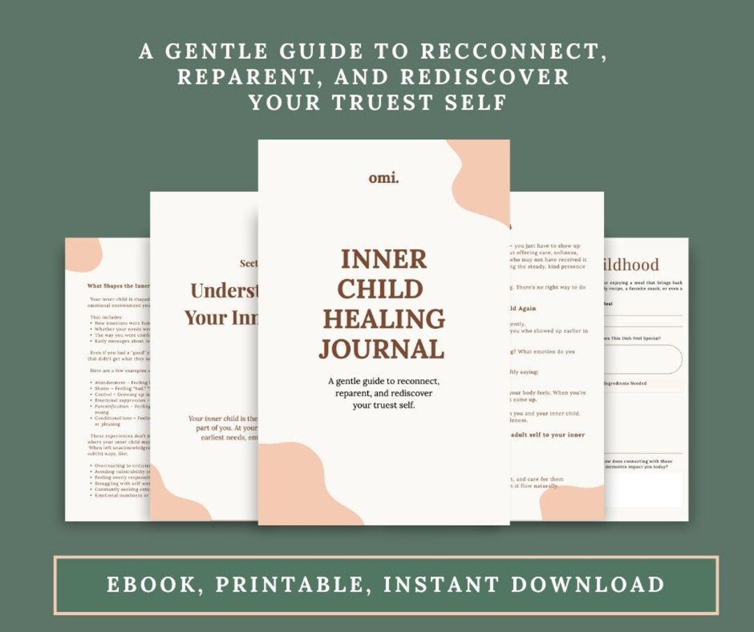 Digital Inner Child Healing Journal | Ebook | Guided Prompts for ...