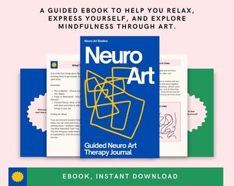 Neuro Art Therapy eBook: Guided Journaling for Mindfulness (Digital Download)