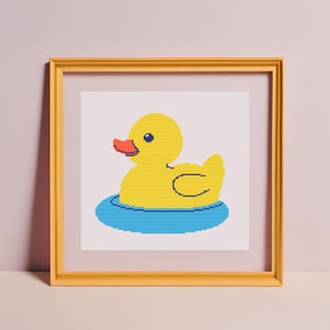 Rubber Ducky Cross Stitch Pattern