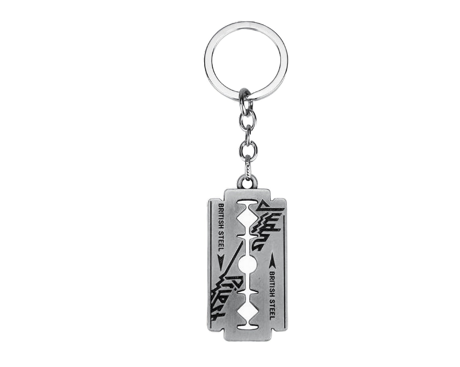 Judas Priest Key Chain, Rock Band Judas Priest, Blade Razor Shape
