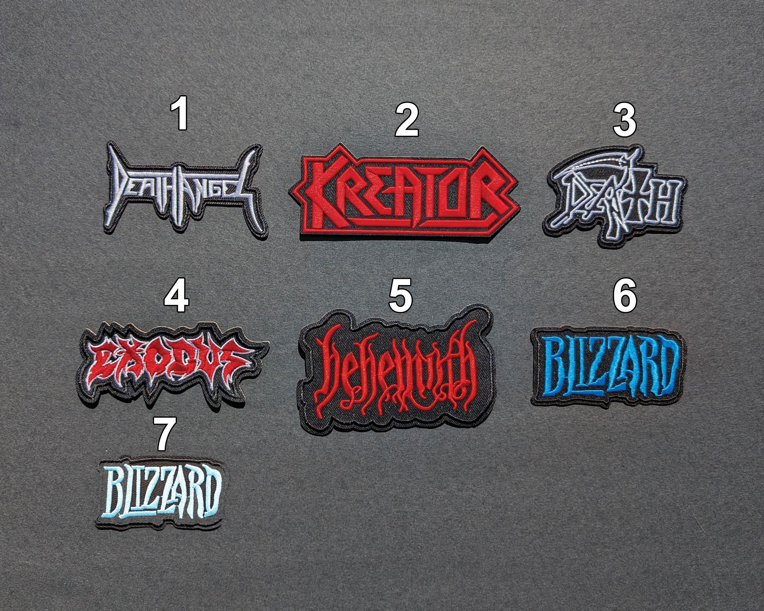 Various Rock & Metal Band Metal Pins 