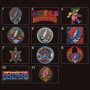 Lost Sailor Black iron-on patch Grateful Dead inspired - Shakedown Designs