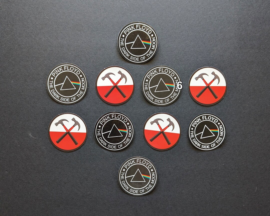 Pink Floyd Stickers, Pink Floyd Decals, Classic Rock Band Stickers ...