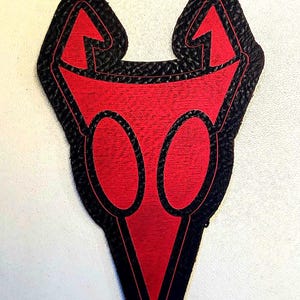 Invader Zim Irken armada Patch black and red