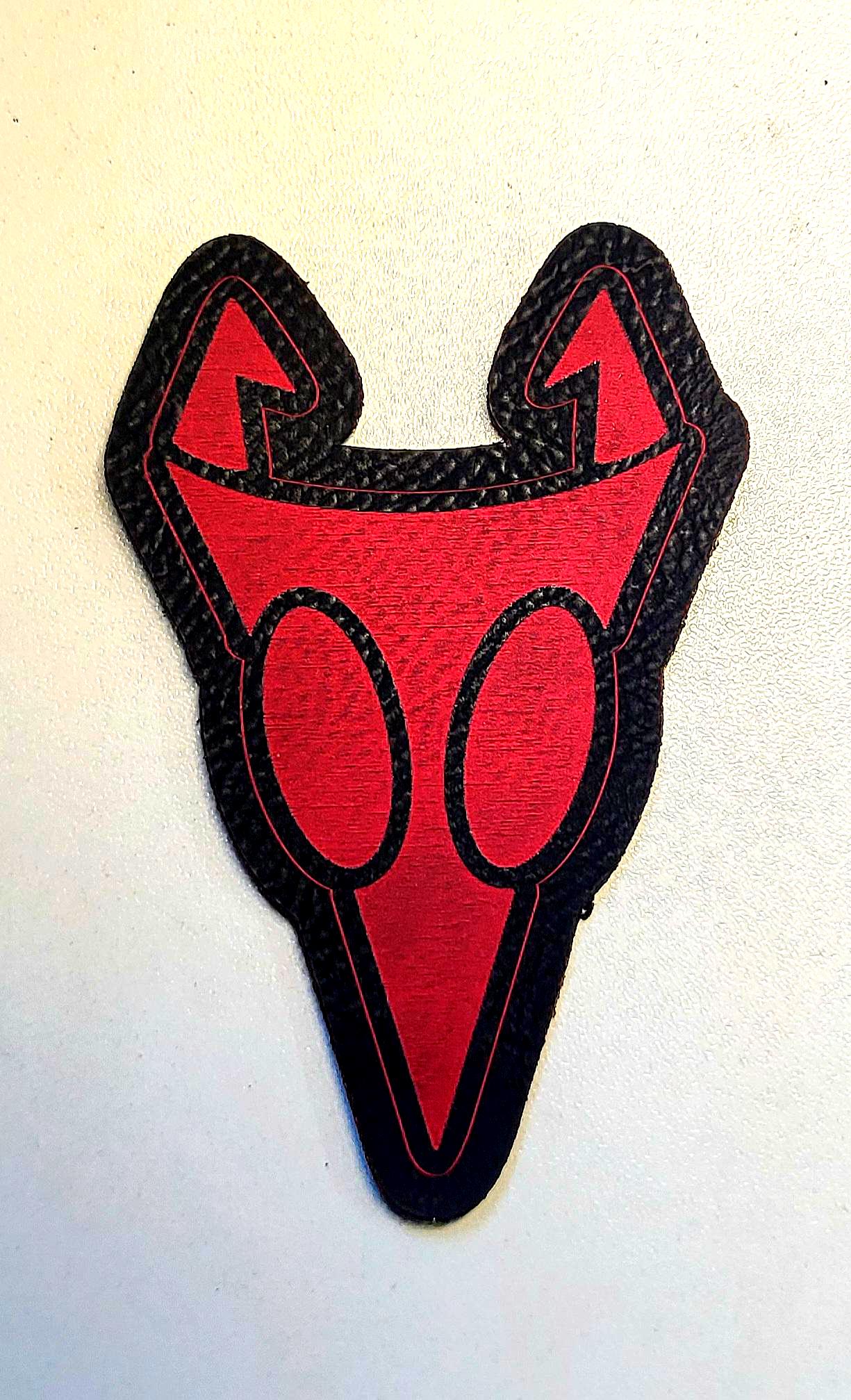 Invader Zim Irken Armada Patch Black and Red - Etsy, image size:1225x2015