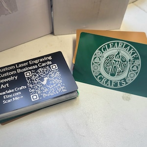 Personalisierte benutzerdefinierte Aluminium Visitenkarten