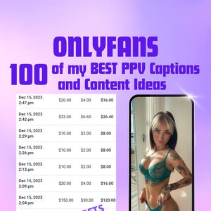 100 Onlyfans Captions and Content Ideas