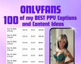 100 Onlyfans Captions and Content Ideas