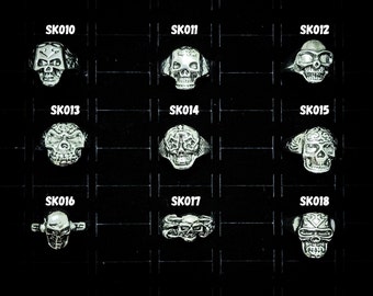 Skull Ring, Gothic Ring, Punk Ring, Women's Skull Ring, Men's Skull Ring, Handmade Ring, Unique Ring, Vintage Ring, Custom Ring