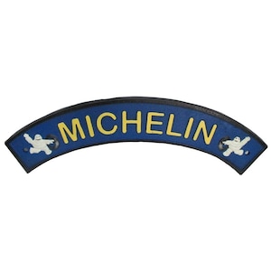 Michelin Tyre Man Curved 41cm Cast Iron Sign