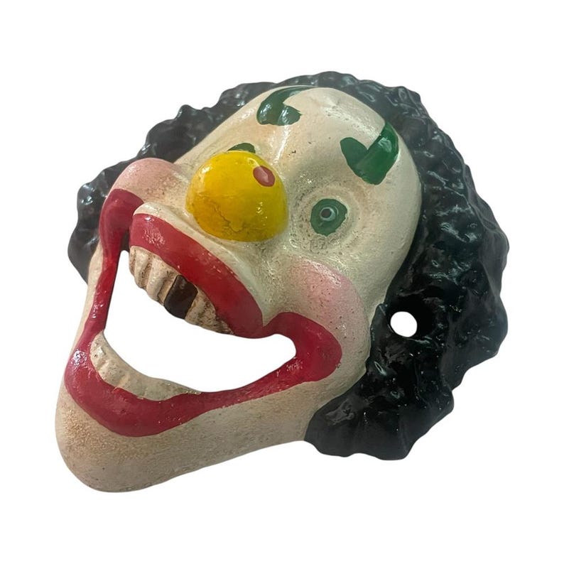 KidscollectionsAU Cast Iron Clown Bottle Opener