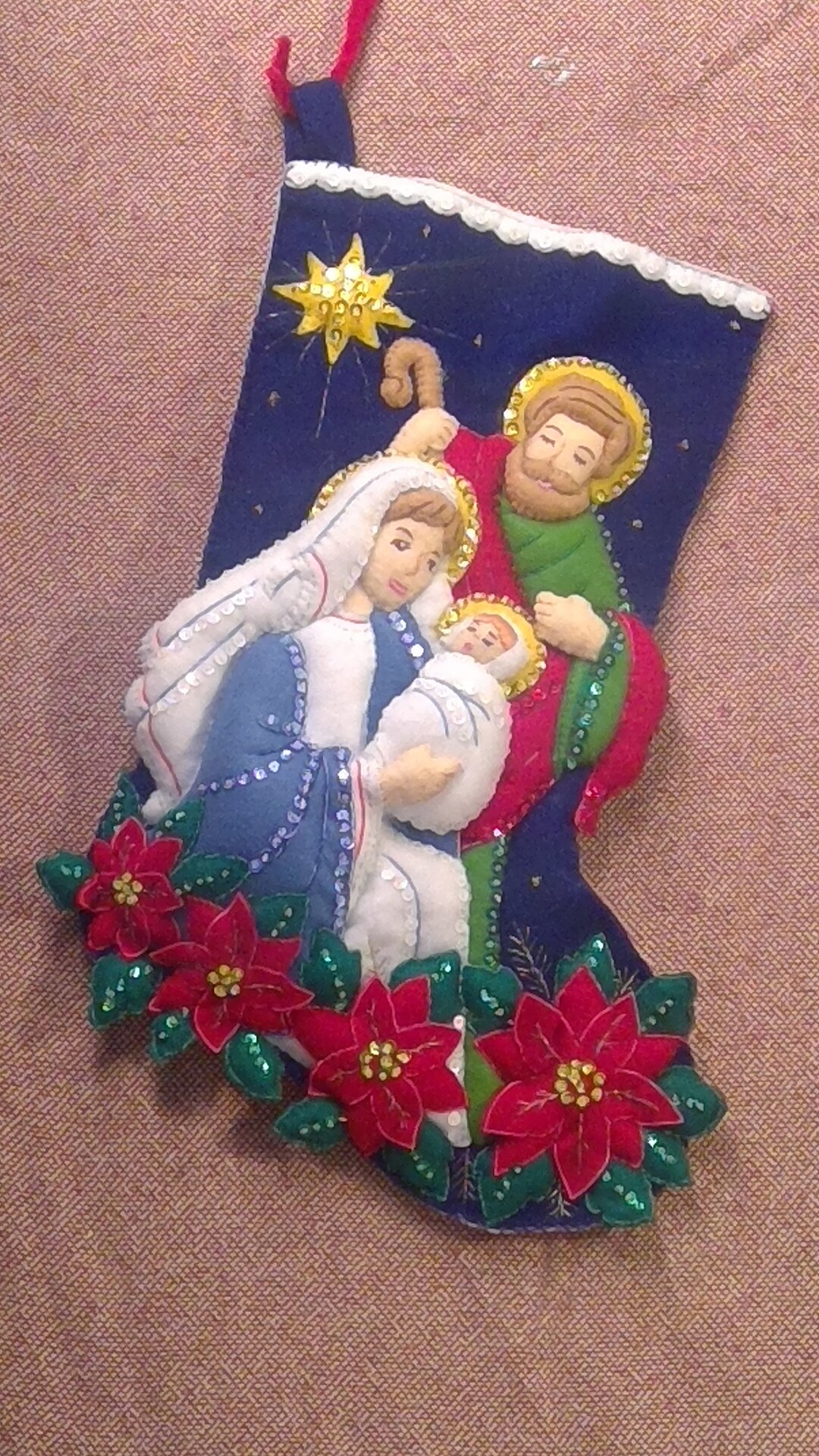 Bucilla Christmas Stocking Decoration Completed Handmade Etsy