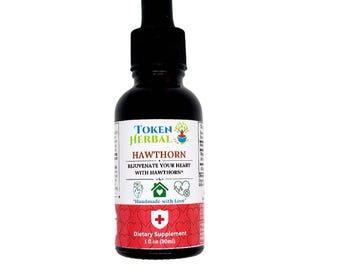 Organic Hawthorn Berry Tonic: Vegan Herbal Supplement