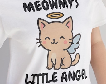 Funny Cat Mom Mothers Day Unisex Tee, T-Shirt, Gift for Cat Lovers, Cat Lady Shirt, Cat Owner Present, Cute Kitty Top