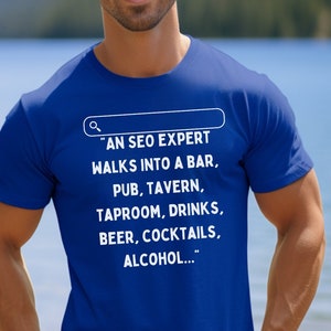 Camiseta profissional de TI, camiseta geek de computador, camiseta nerd engraçada, camiseta de professor de tecnologia da informação, camiseta nerd de SEO, cientista de dados