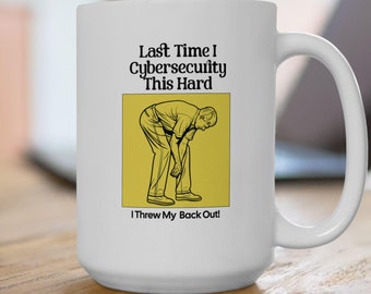 Personalisierte lustige Cybersicherheits-Keramiktasse, individuelle Hacker-Kaffeetasse, Internet-Sicherheits-Teetasse, IT-Geschenk, Computer