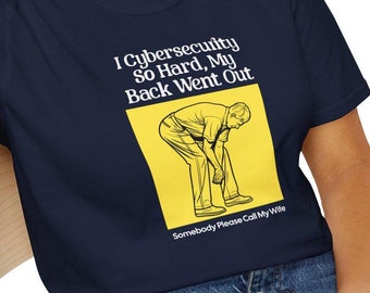 Camiseta unisex divertida y personalizada sobre ciberseguridad, camiseta de seguridad informática, regalo de hacker, camiseta de especialista en TI, camiseta de privacidad en Internet
