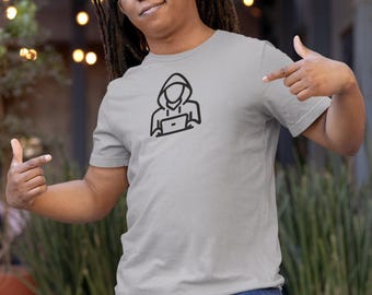 Cyberbezpieczeństwo Informatyka Haker Zarys Unisex Koszulka