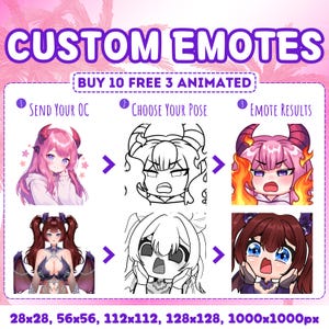 Custom Animated Twitch Emotes | Animal YCH